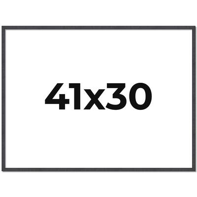 41x30 Frame Brown Picture Frame Modern Photo Frame Includes UV Acrylic Shatter Guard Front Acid Free Foam Backing Board