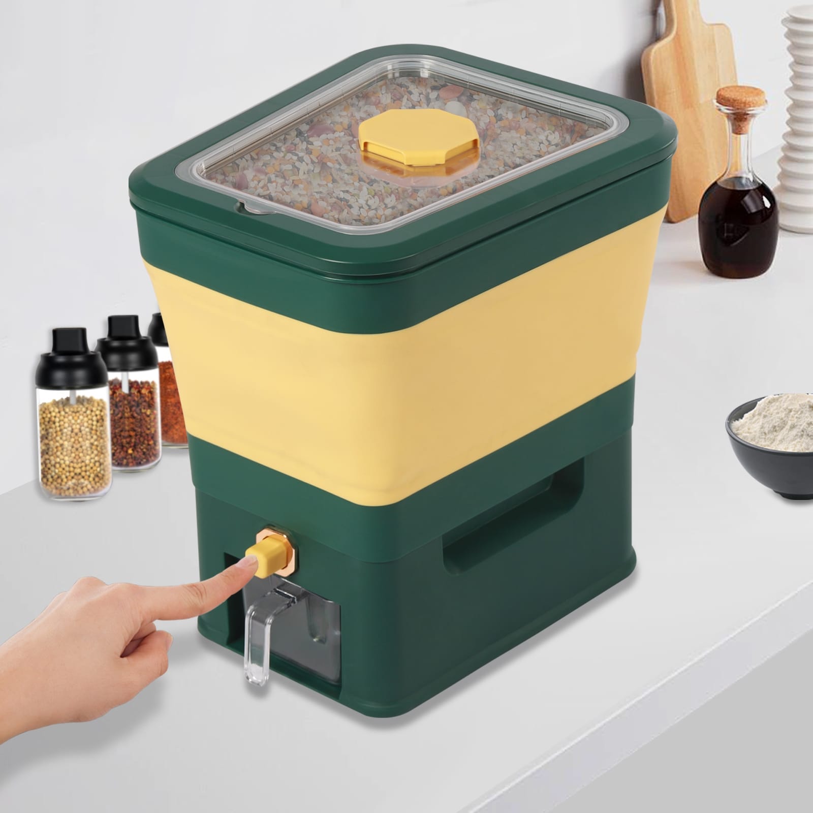 https://ak1.ostkcdn.com/images/products/is/images/direct/d10981b7b1c971d5910e73f0f5e67a3432c54c2d/Collapsible-Rice-Dispenser-Grain-Container-with-Transparent-Lid.jpg