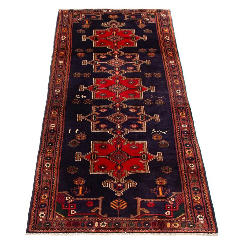 Anadol Navy Rug 3'7" x 9'10" - 3'7 x 9'10