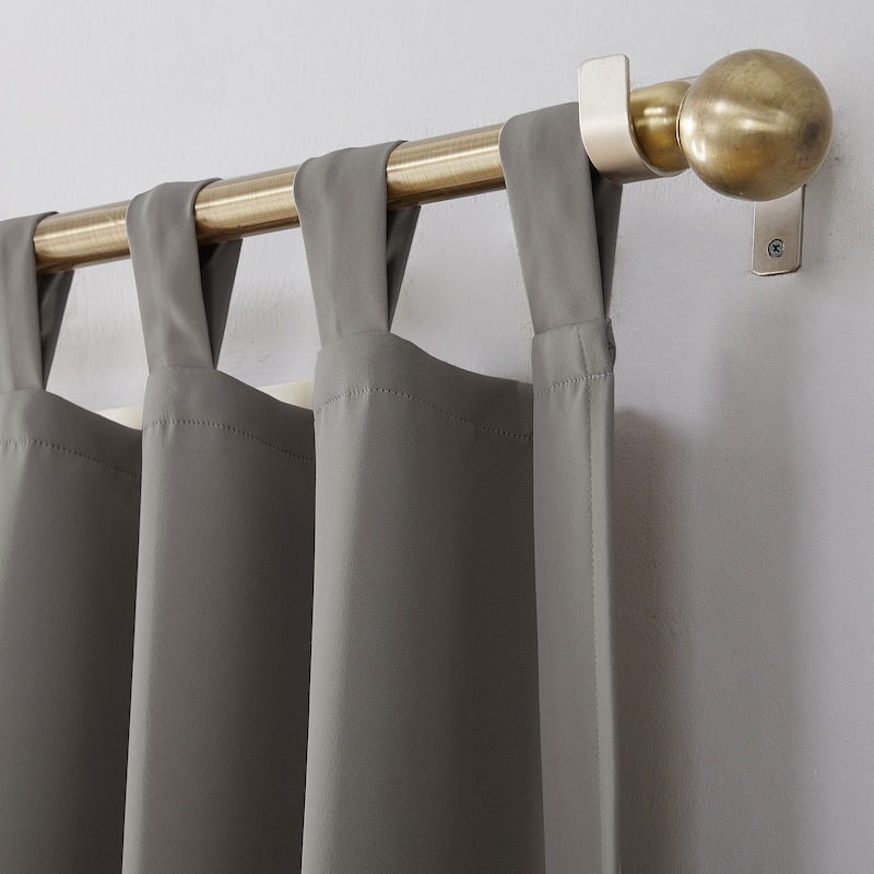 Sun Zero Hayden Energy Saving Blackout Tab Top 1-Piece Curtain Panel, Single Panel