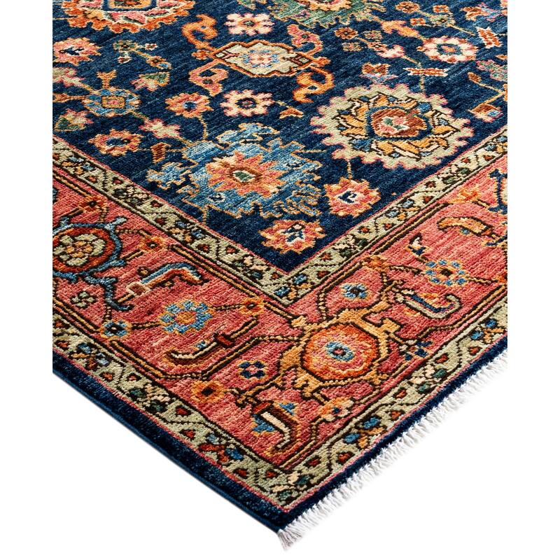 Serapi One-of-a-Kind Hand-Knotted Area Rug - Blue - 4' 3" x 5' 10"