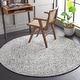 preview thumbnail 9 of 49, SAFAVIEH Handmade Glamour Katelijn Modern Rug 6' Round - Black/Ivory - Round