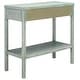 preview thumbnail 14 of 38, SAFAVIEH Asa 2-Drawer 1-Shelf Console Table - 31" W x 14" D x 30" H