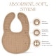 preview thumbnail 25 of 60, Muslin Cotton Baby Bibs Adjustable Size with Easy Snaps by Comfy Cubs