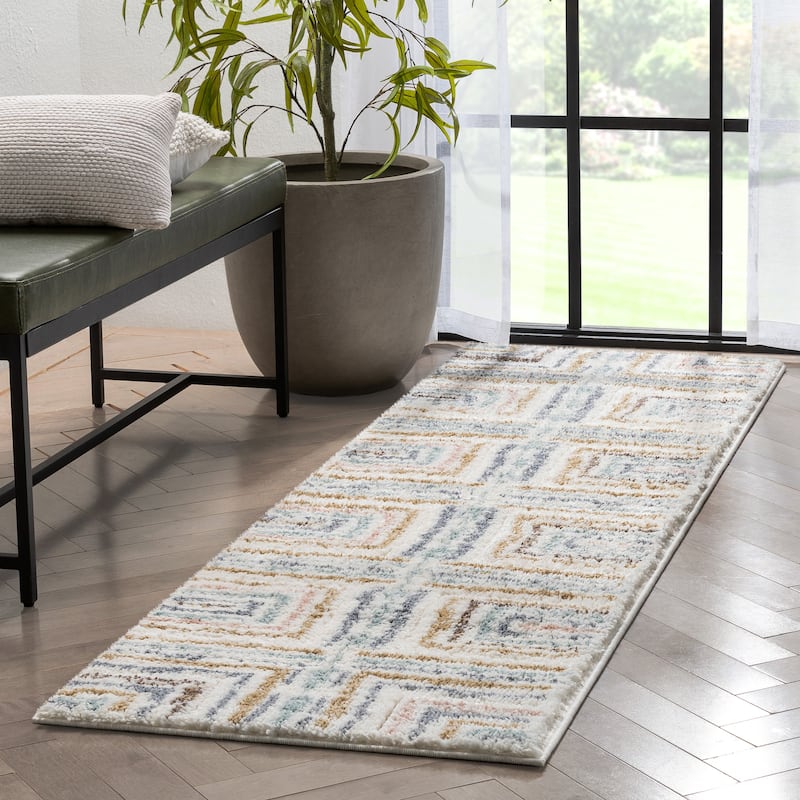 Well Woven Delia Evander Modern Stripes Area Rug