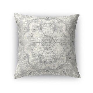 Kavka Designs grey toledo accent pillow with insert - Overstock - 16937340