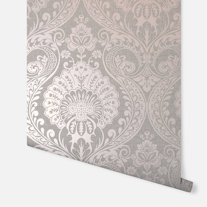 Arthouse Berenice Rose Gold Luxe Wallpaper