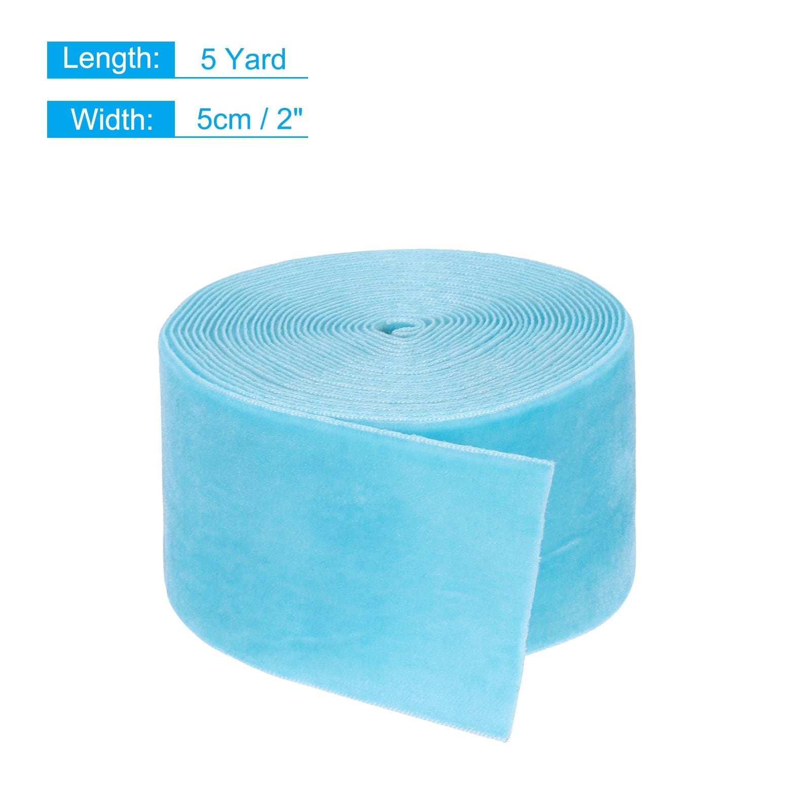 Velvet Ribbon Single Face Spool Silky Velvet Fabric for Bouquets DIY Crafts Gift Wrapping