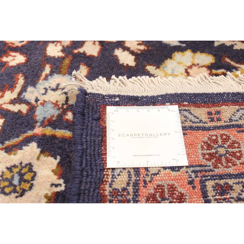 ECARPETGALLERY Hand-knotted Anadol Dark Navy Wool Rug - 2' 9" x 10'
