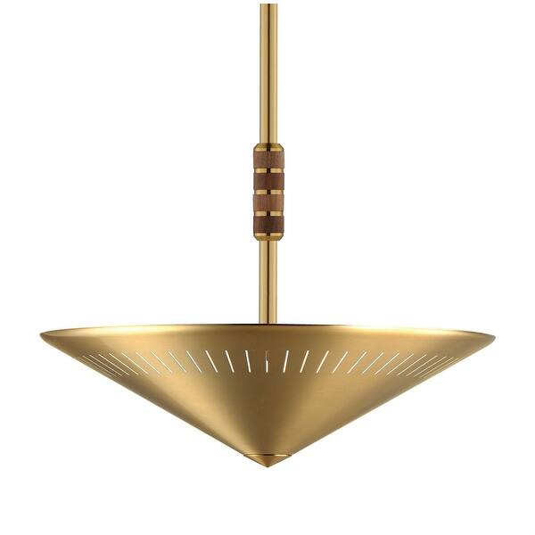 slide 2 of 5, Maxim 11434 Helsinki 2 Light 16" Wide Pendant Natural Aged Brass