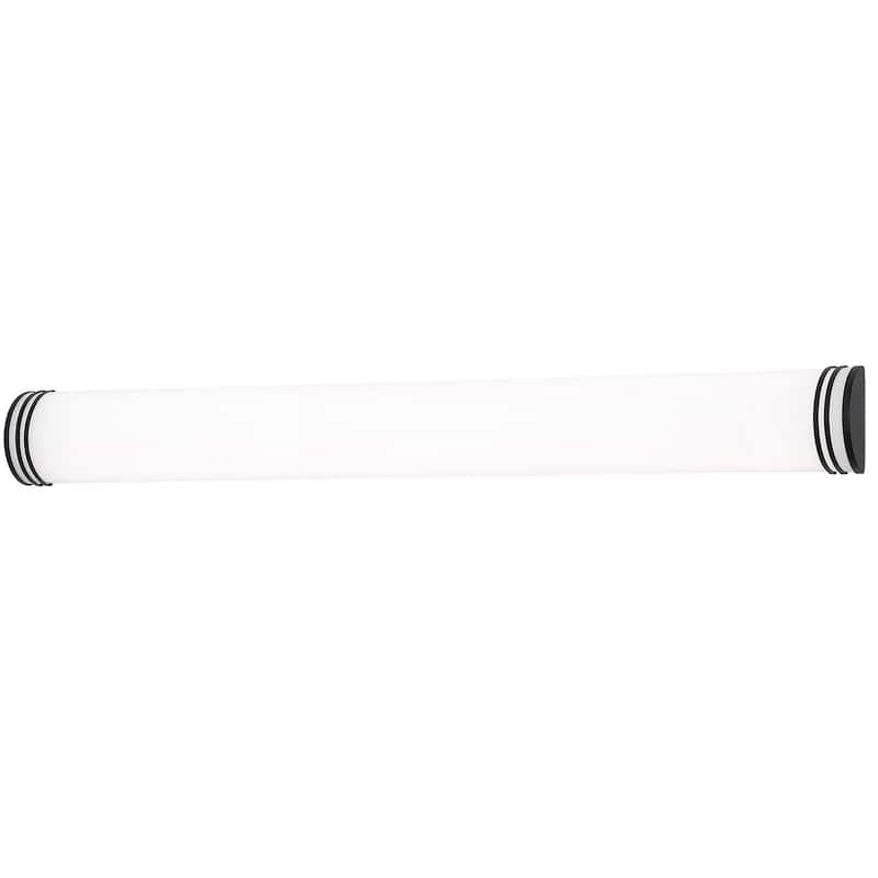 AFX Palmer LED Vanity - Black - 48-Inch