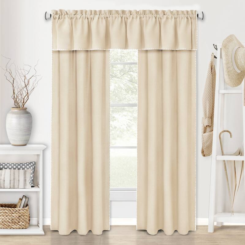 Kendal Rod Pocket Window Curtain Panel