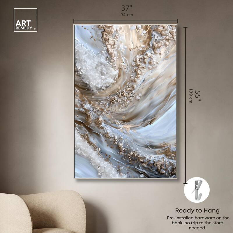 Effervescent Earth III Canvas by Art Remedy