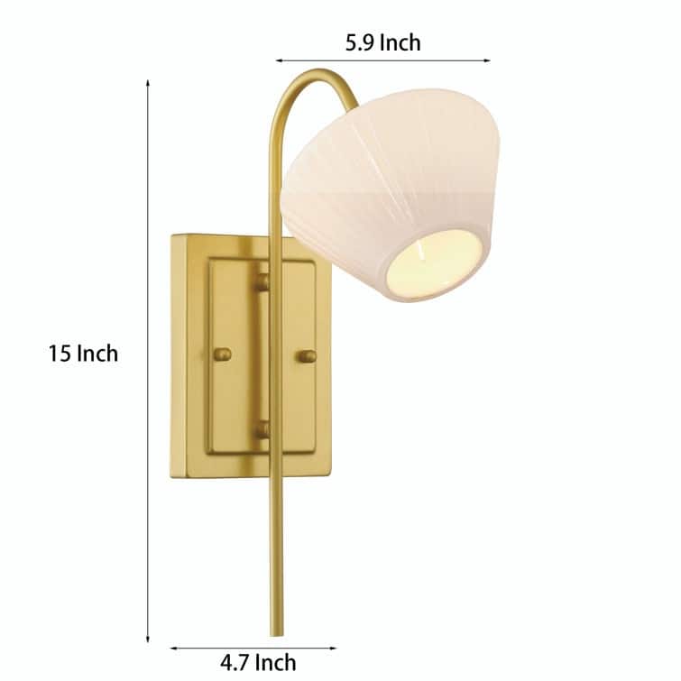 Acroma 1 - Light Glass Dimmable Wall Light Wallchiere Wall Sconce