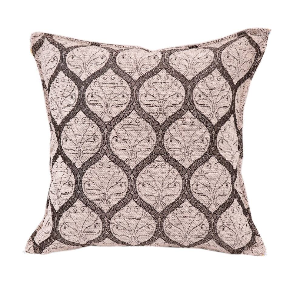 Trellis Myrtus Chenille Decorative Contemporary Turkish Pillow