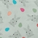 preview thumbnail 8 of 15, Bunnies and Eggs Easter Decorative Throw Pillow