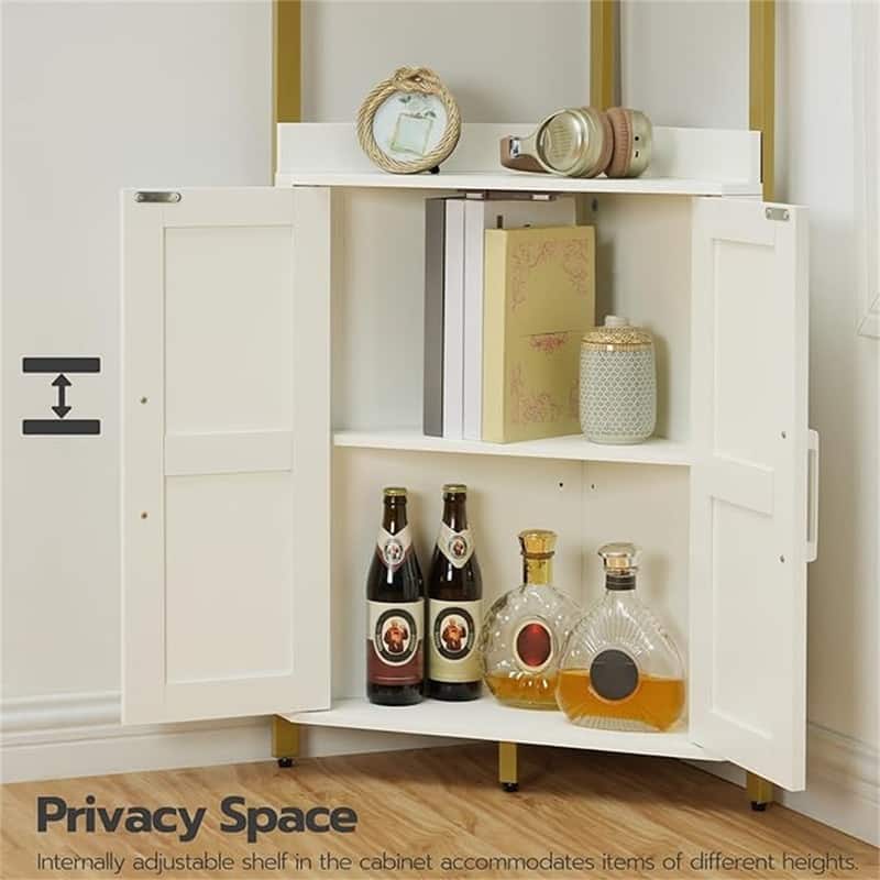 Corner Shelf - 23.2 x 15.7 x 70.3