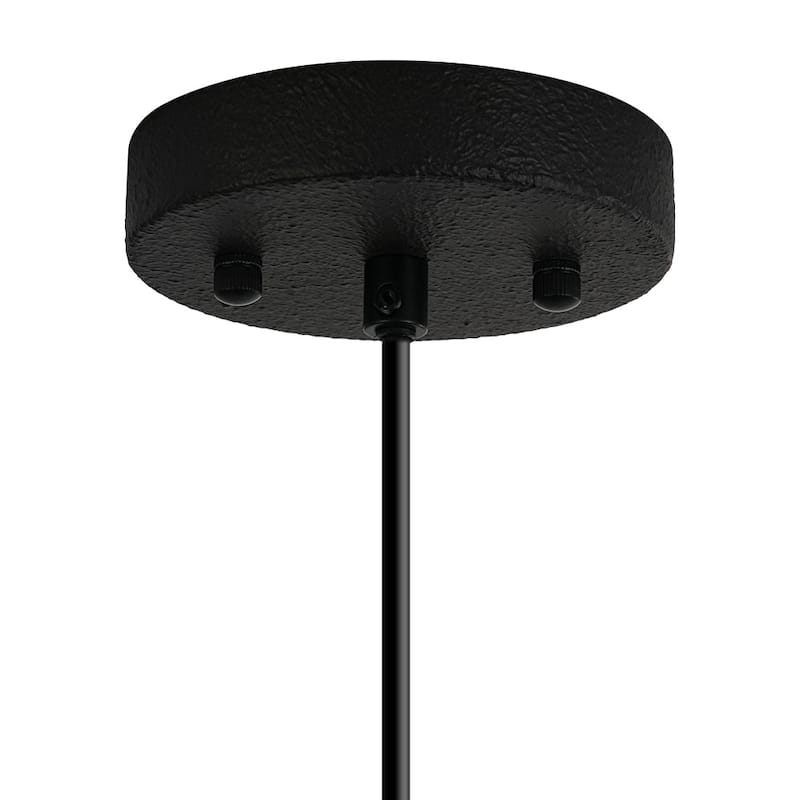 Industrial 1-Light Black Large Metal Dome Pendant Light Sprayed Gold - 15.7 inches