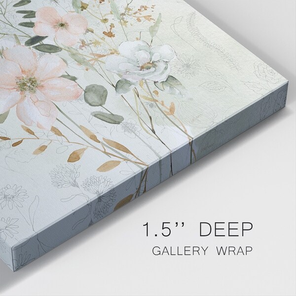 Botanical Sketchbook Floral I-Gallery Wrapped Canvas - On Sale