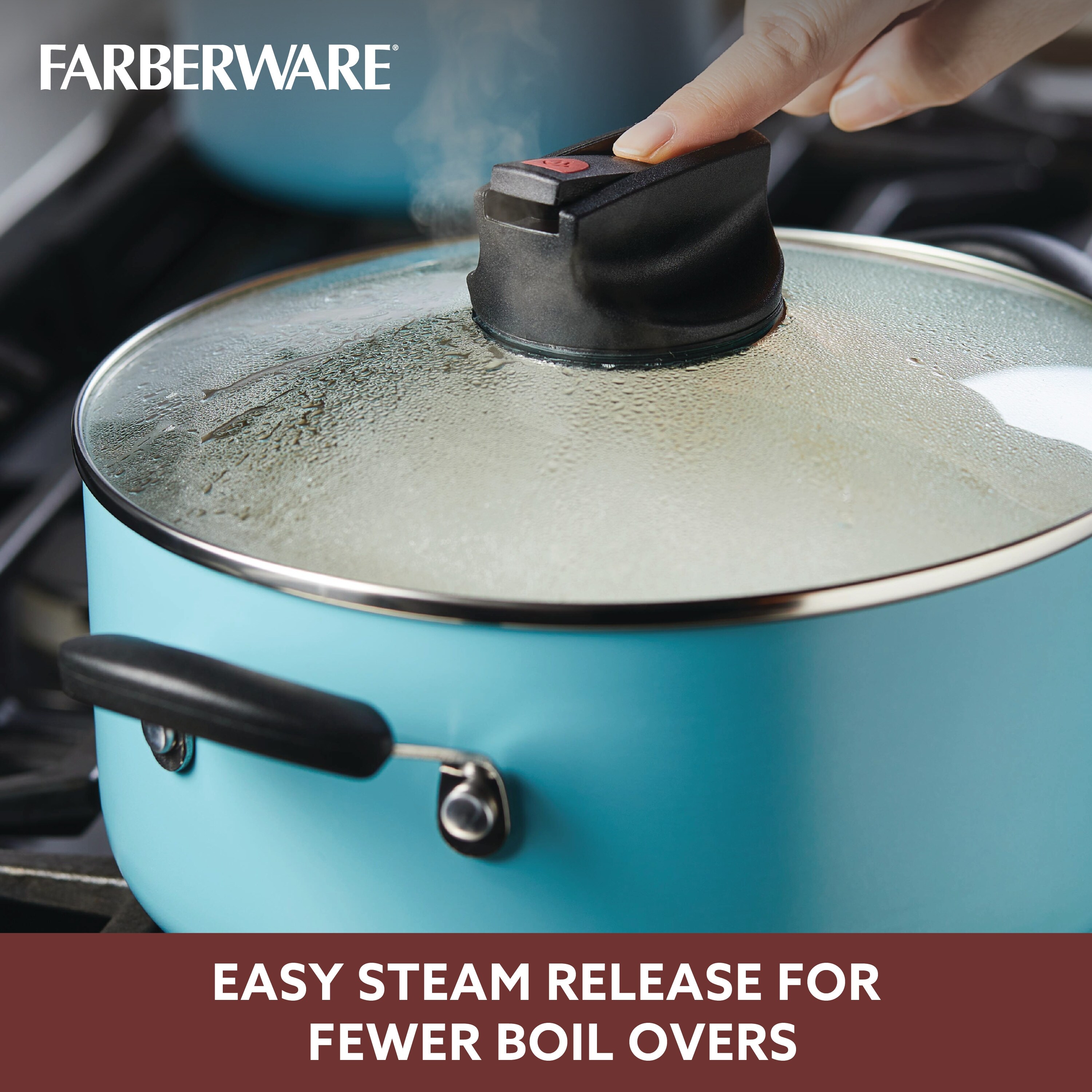 NEW Farberware Pots & Pans Set Smart Control Cookware Nonstick 14