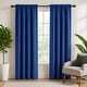 preview thumbnail 8 of 82, Deconovo 2-Pack Thermal Room Darkening Rod Pocket Curtains 42W x 45L - Royal Blue