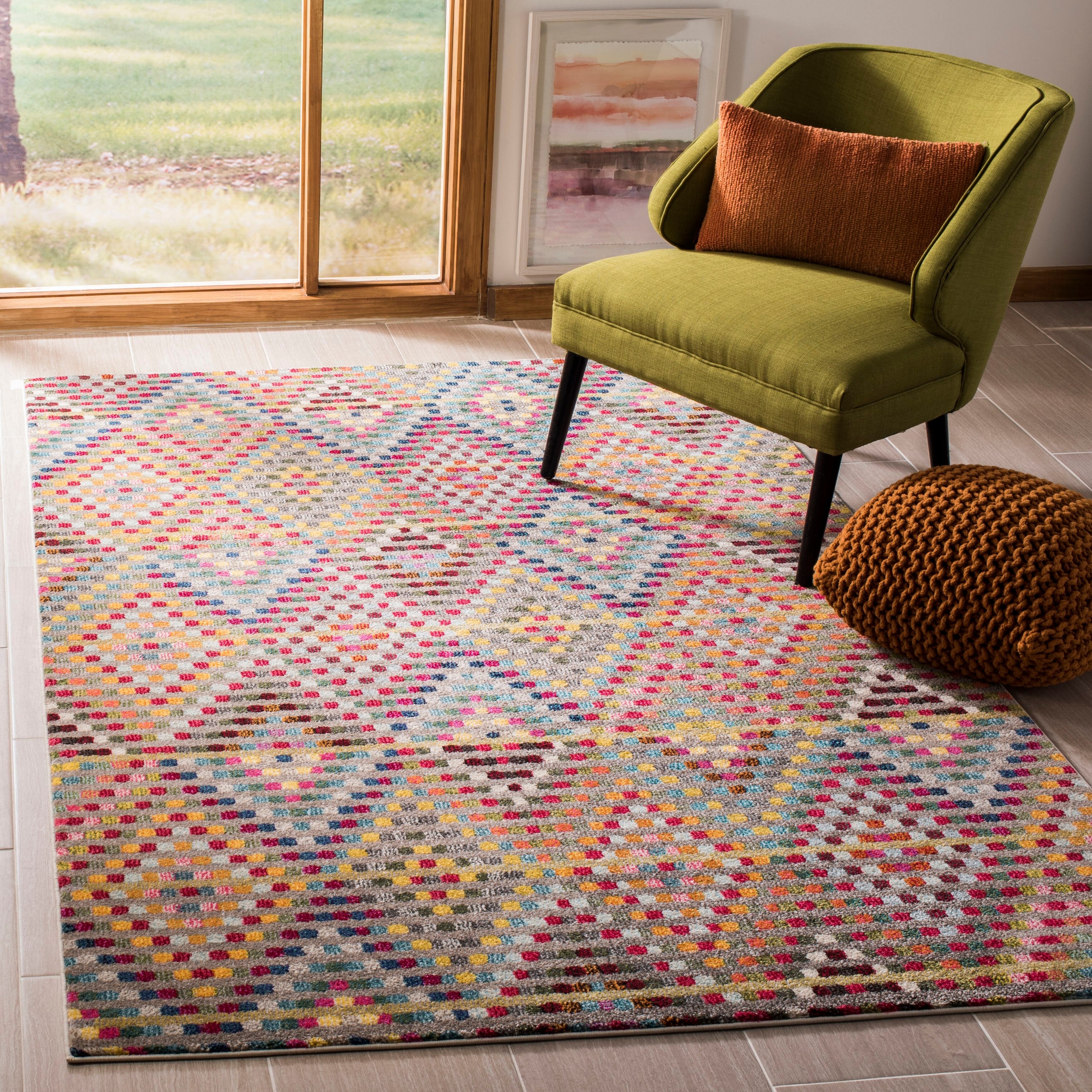 Shop Safavieh Monaco Greet Distressed Boho Rug On Sale