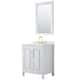 Option White, Gold Trim, Giotto Quartz Top
