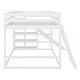 preview thumbnail 14 of 28, Modern Full Over Full Bunk Bed With Ladder,Slide And Shelves,Maximized Space for Bedroom