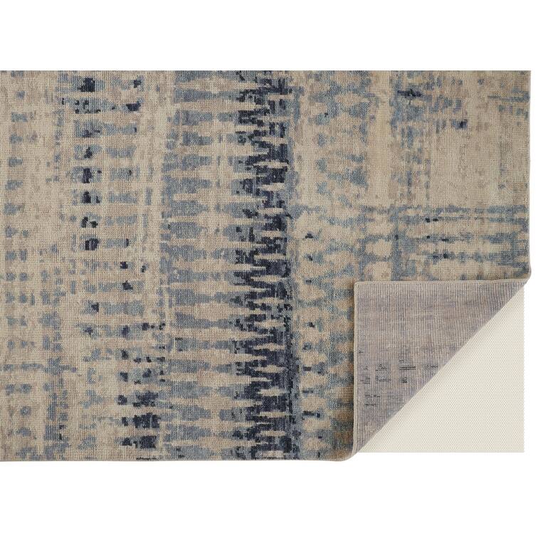 HomeRoots Abstract Casual Rectangle Area Rug - 138.00 in. x 102.00 in. x 0.28 in.