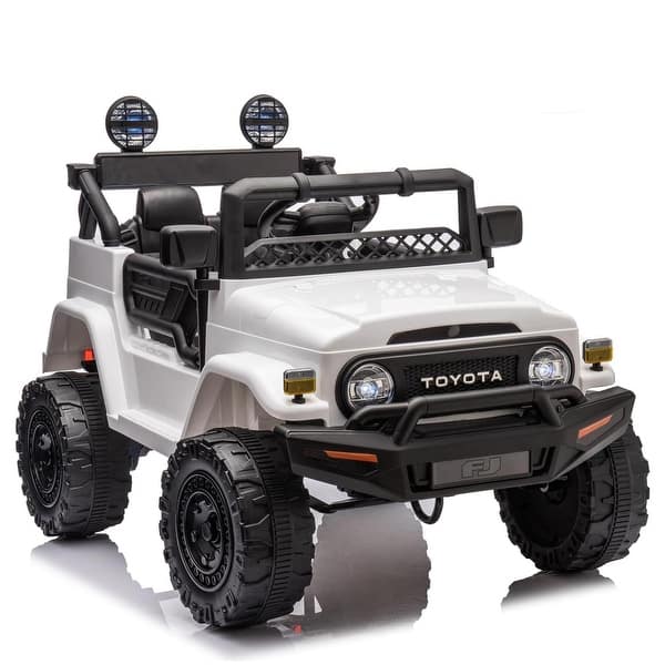 slide 2 of 30, 12V Ride on Car for Kids White