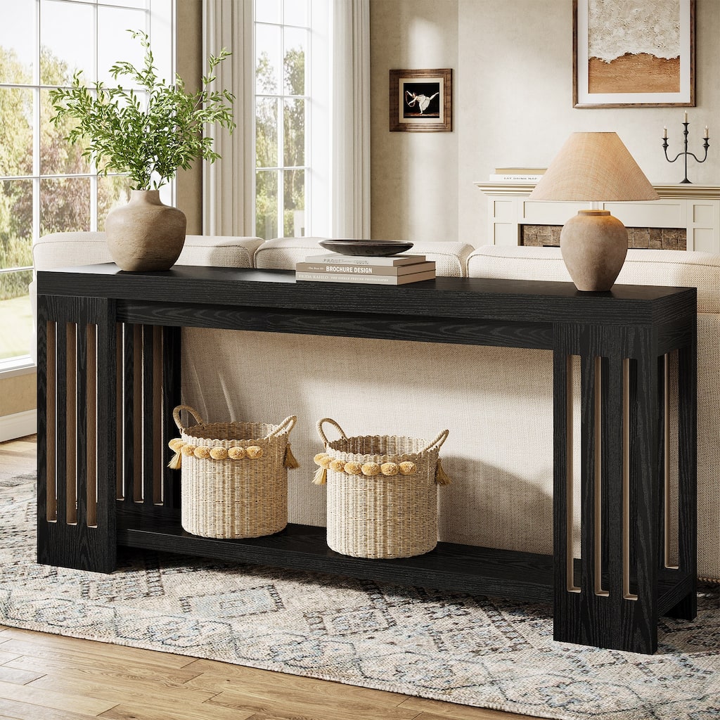 70.9-Inch Extra Long Sofa Console Table for Entryway