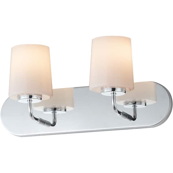 slide 2 of 11, Maxim 12892WT Durham 2 Light 18" Wide Bath Vanity Light Polished Chrome