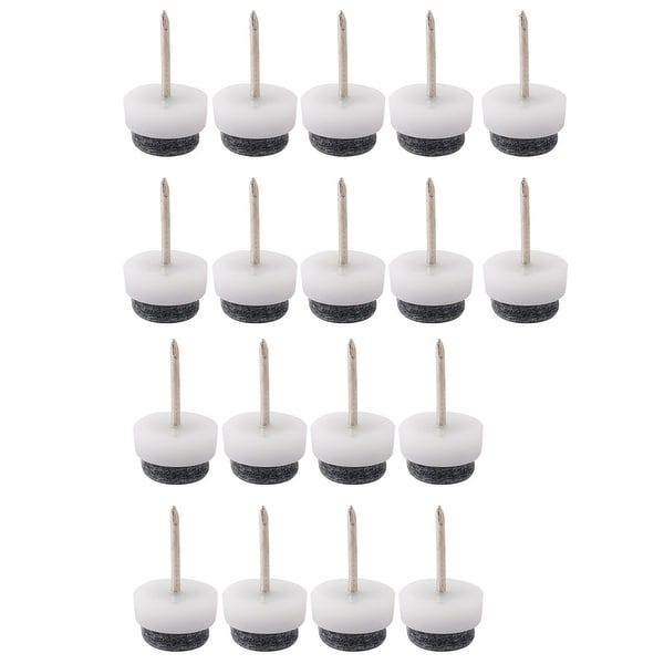 Felt Pad Nails DIY Furniture Leg Feet Floor Protector 13mm 1/2" Dia 18pcs