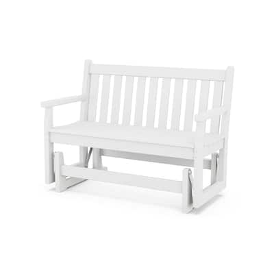 POLYWOOD Traditional 48-inch Outdoor Garden Glider Bench