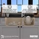 preview thumbnail 53 of 61, Karran Undermount Quartz 33 in. Double Bowl 60/40 Kitchen Sink with Bottom Grids and Strainers