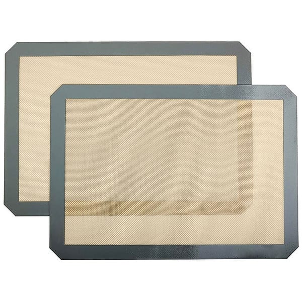 Silicone Baking Mat, 2 Pieces Non-Stick Reusable Oven Bakeware