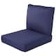Haven Way Outdoor Seat & Back Cushion Set - 22x25 - Navy