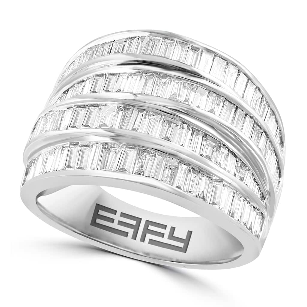 Effy Women's 14K White Gold Diamond Ring