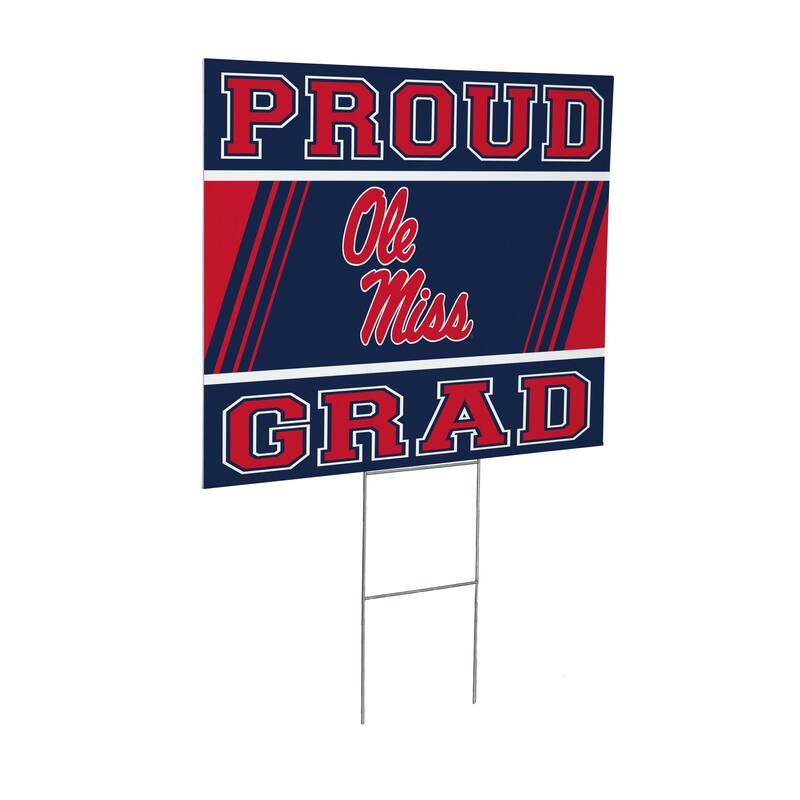 University of Mississippi 24" x 18" Graduation Coroplast Outdoor Yard Sign