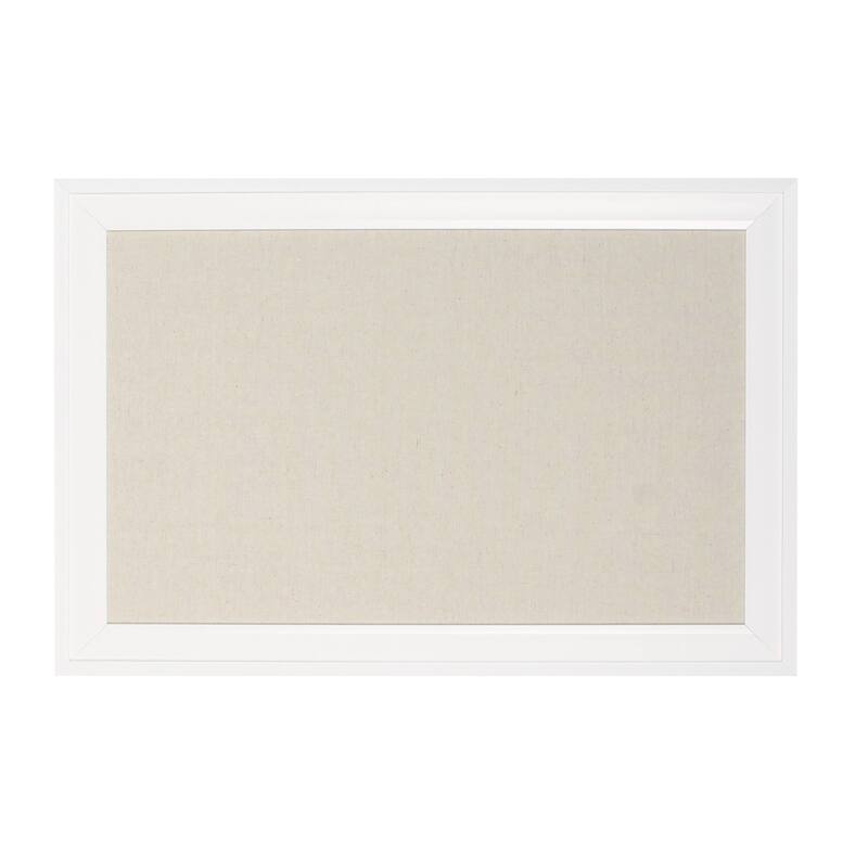 Bosc Linen Fabric Framed Pinboard