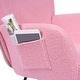 preview thumbnail 23 of 27, VECELO Rocking Chair Padded Seat with Pocket, Rocking Chair Nursery Rocker, Set of 1/2