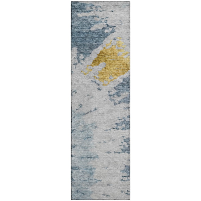 Premium Washable Super Soft Modern Spiral Mayfield Rug