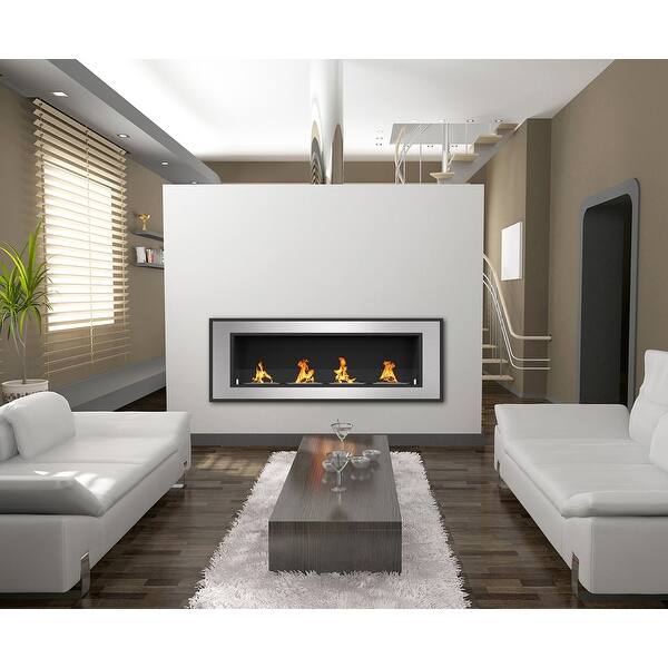 Shop Regal Flame Cynergy 60 Ventless Built In Recessed Bio Ethanol Wall Mounted Fireplace Free Shipping Today Overstock 30405060