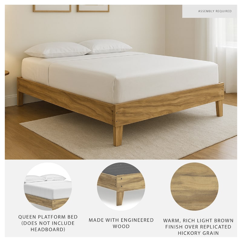 Signature Design by Ashley Bermacy Light Brown Platform Bed