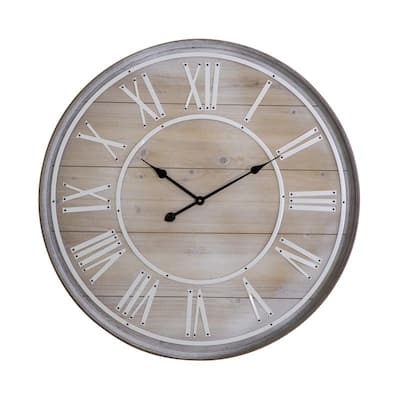 Yosemite Home Decor "Rustic Age" Wall Clock