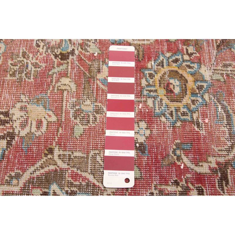 ECARPETGALLERY Hand-knotted Antalya Vintage Red Wool Rug - 7'6 x 11'3