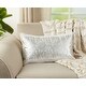 preview thumbnail 7 of 8, Metallic Banded Design Pillow