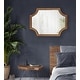 preview thumbnail 15 of 134, Kate and Laurel Hogan Scalloped Wood Framed Mirror