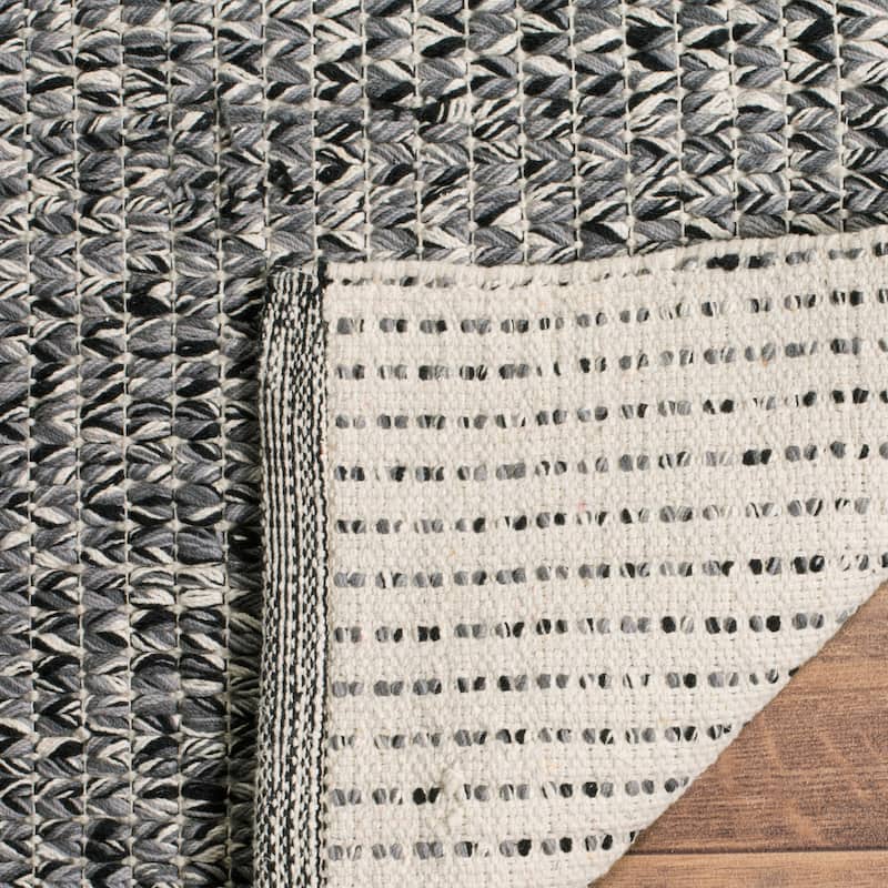 SAFAVIEH, Handmade Flatweave Montauk Gyrithe Casual Cotton Rug