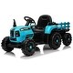 preview thumbnail 16 of 58, Christmas Gift 24V Kids Electric Ride On Tractor with Trailer, Dual 200W Motors, and Parental Remote
